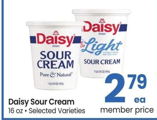 Daisy Sour Cream - 16 oz • Selected Varieties