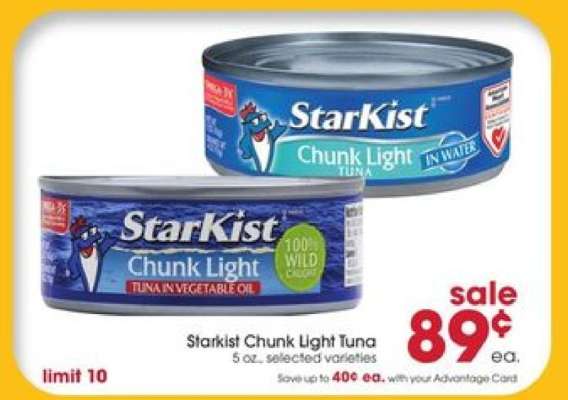 Starkist Chunk Light Tuna