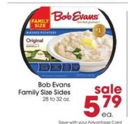 Bob Evans Family Size Sides