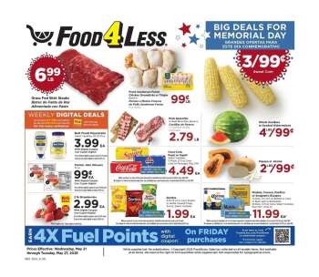 thumbnail - Food 4 Less Ad - Weekly Ad