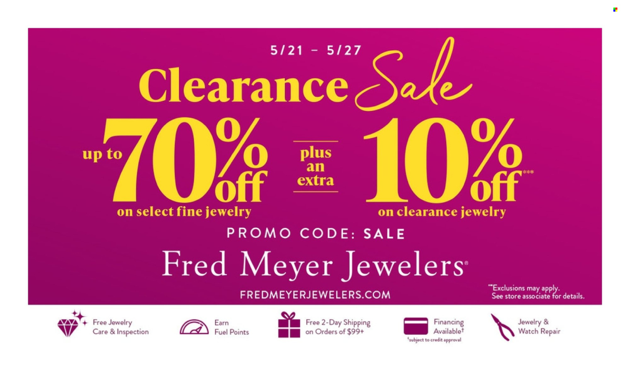 Fred Meyer ad - 05/21/2025 - 05/27/2025. Page 1