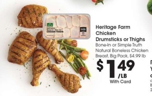 Heritage Farm Chicken Drumsticks or Thighs