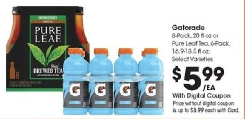 Gatorade or Pure Leaf Tea