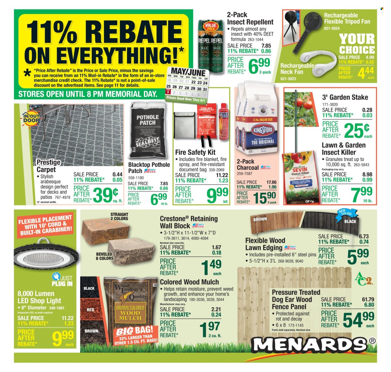 Menards ad - 05/22/2025 - 06/01/2025. Page 1