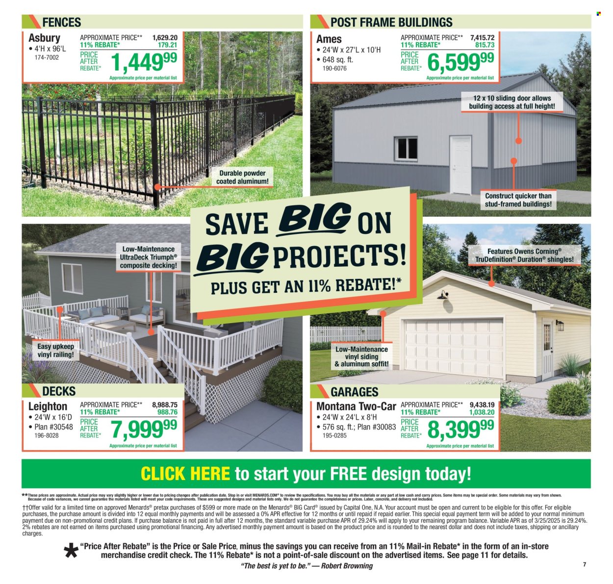 Menards ad - 05/22/2025 - 06/01/2025. Page 1