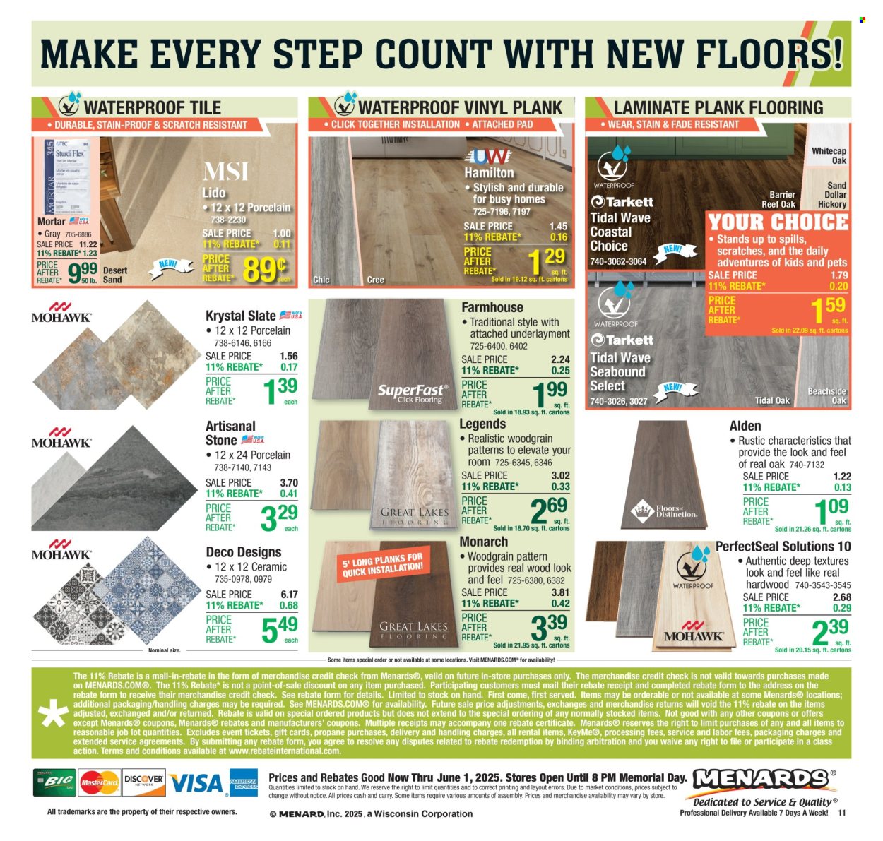 Menards ad - 05/22/2025 - 06/01/2025. Page 1