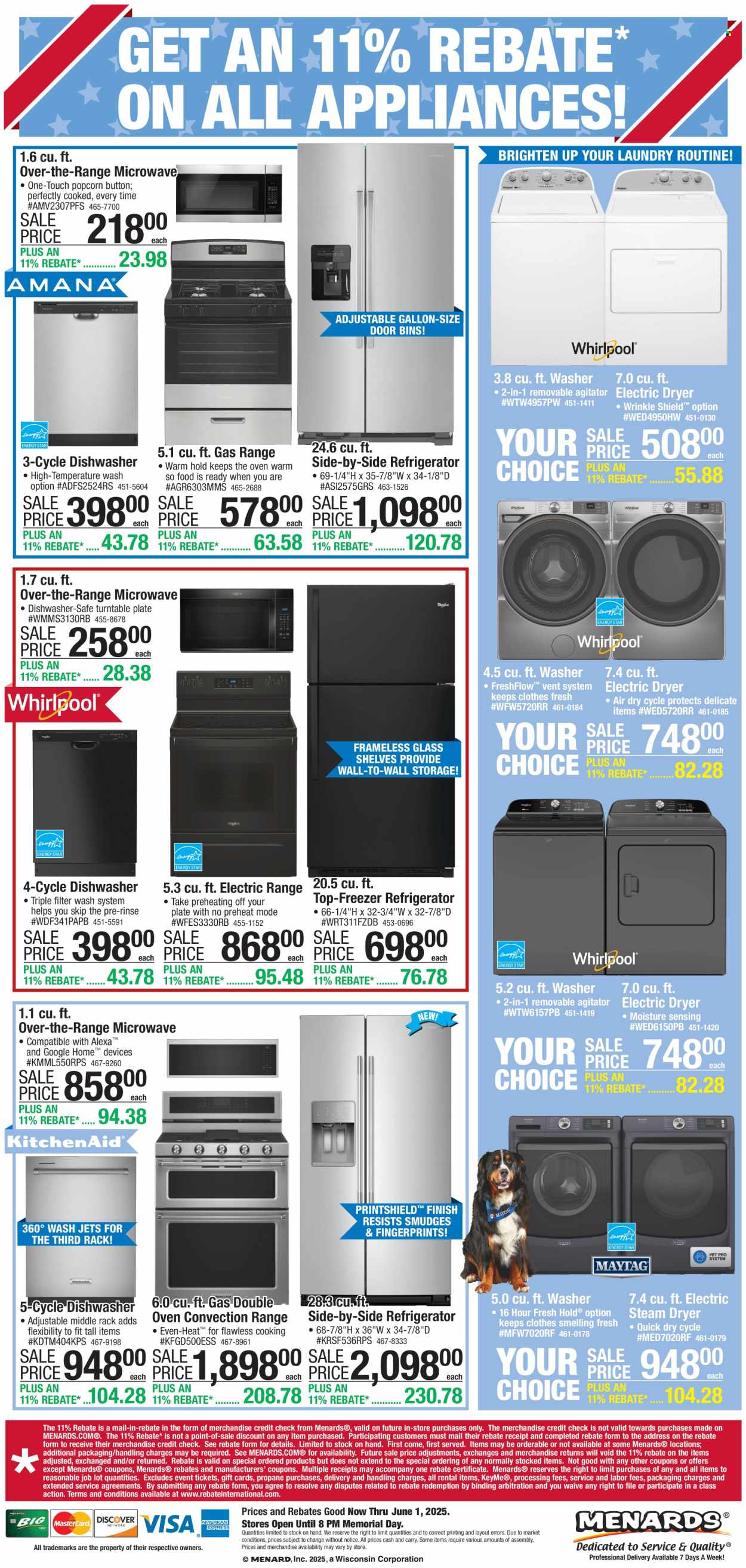 Menards ad - 05/22/2025 - 06/01/2025. Page 1