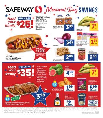 Safeway Flyer - 05/21/2025 - 05/27/2025.
