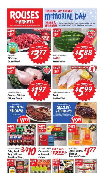 Rouses Markets Flyer - 05/21/2025 - 05/27/2025.