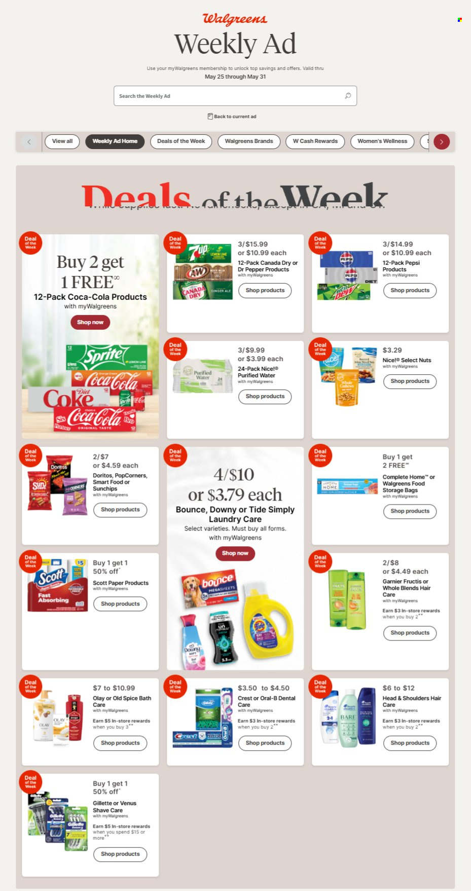 Walgreens ad - 05/25/2025 - 05/31/2025. Page 1