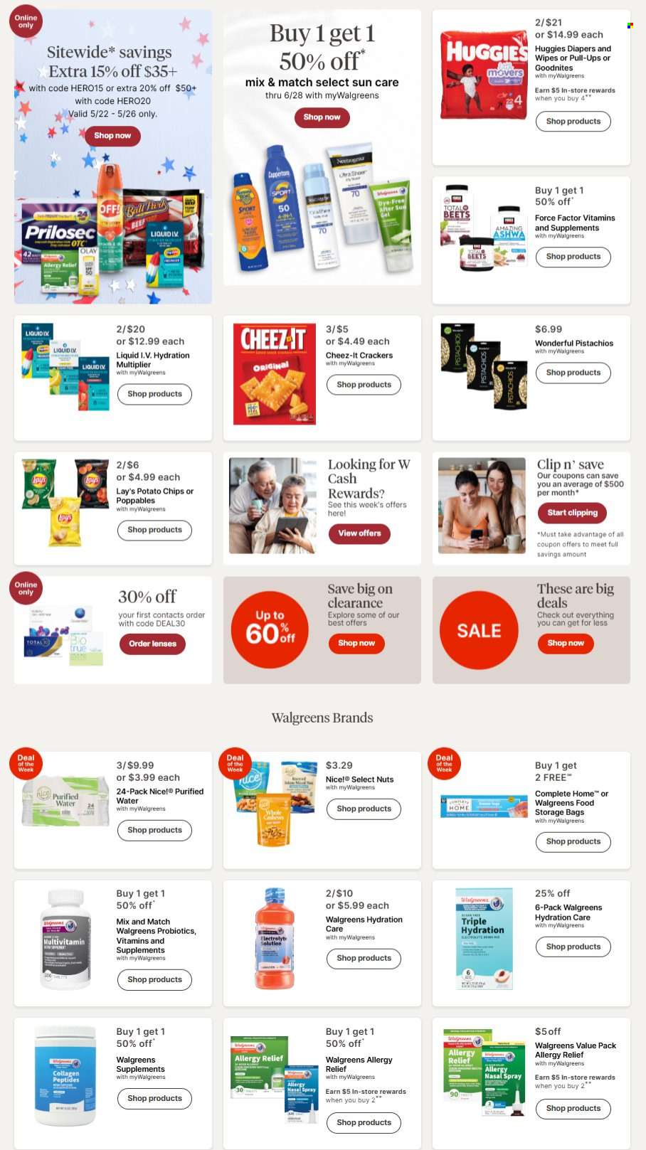 Walgreens ad - 05/25/2025 - 05/31/2025. Page 1