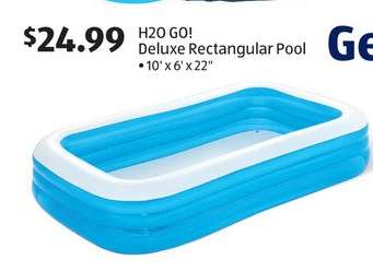 H2O GO! Deluxe Rectangular Pool