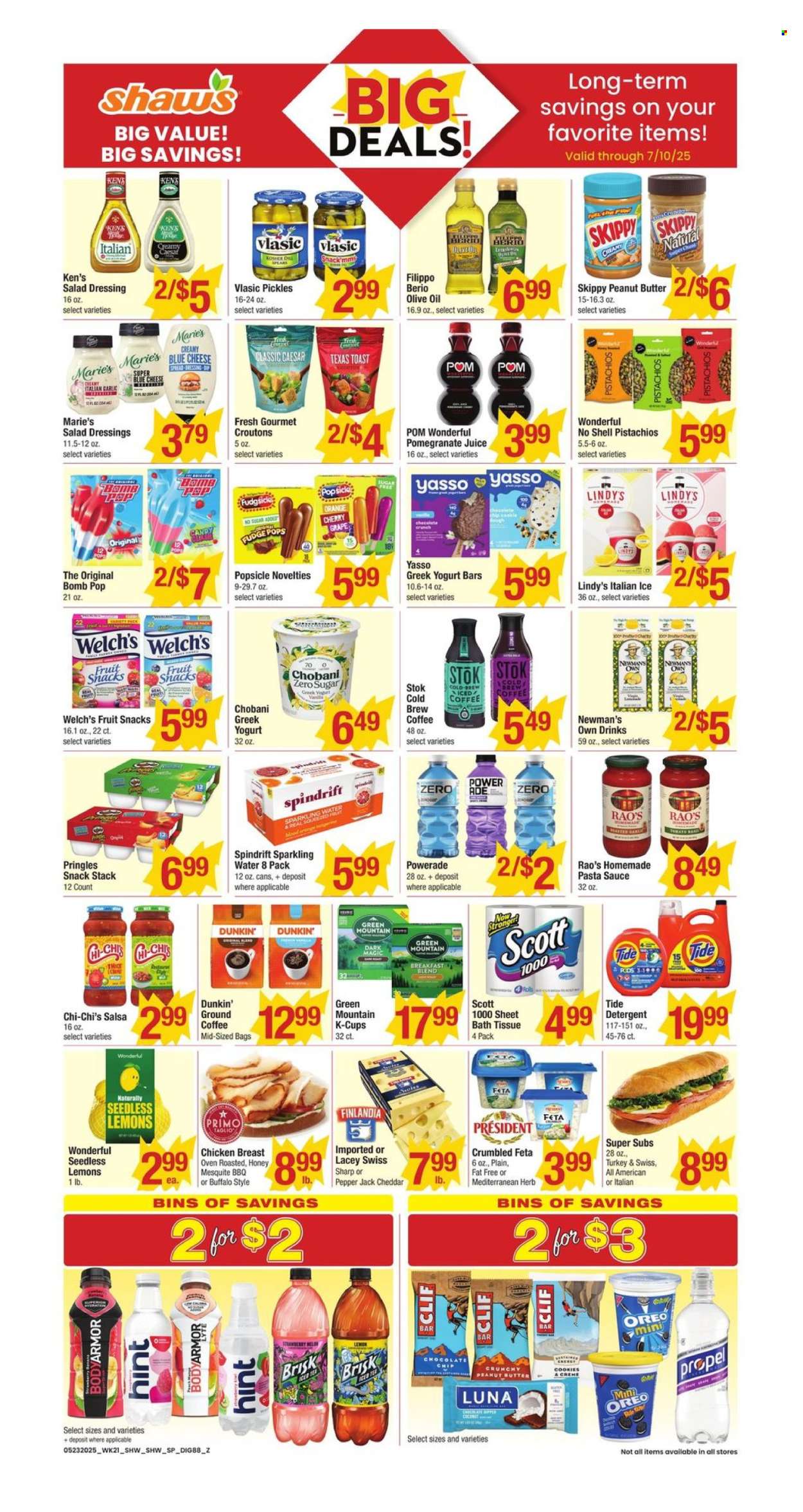 Shaw’s ad - 05/23/2025 - 05/29/2025. Page 1
