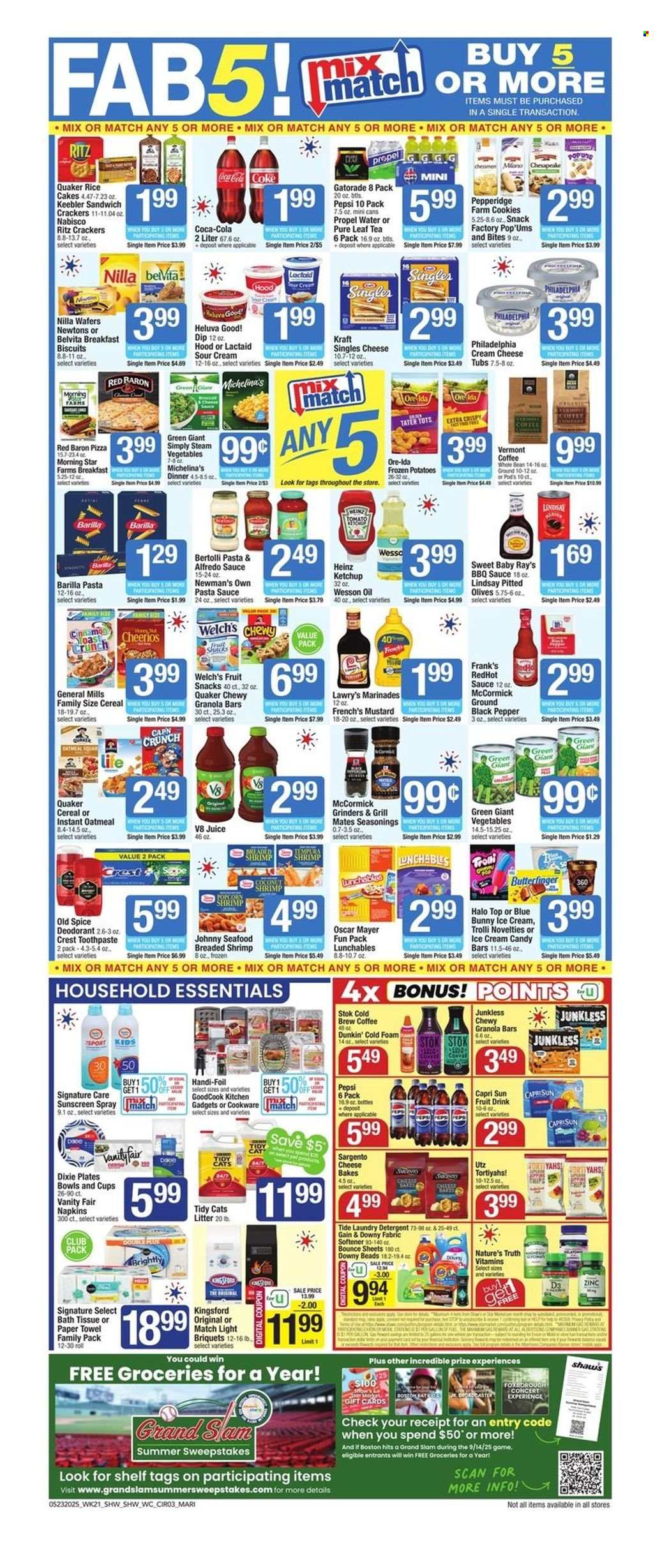Shaw’s ad - 05/23/2025 - 05/29/2025. Page 1