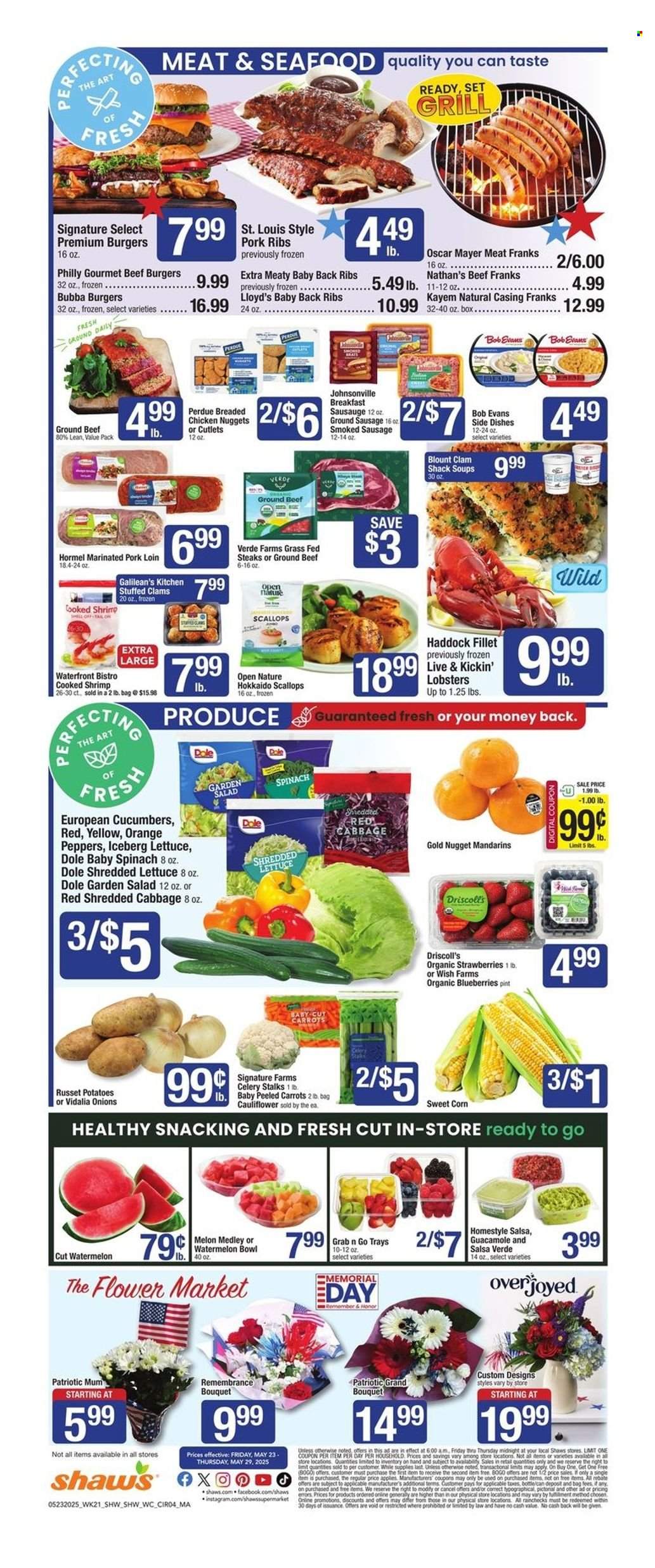 Shaw’s ad - 05/23/2025 - 05/29/2025. Page 1