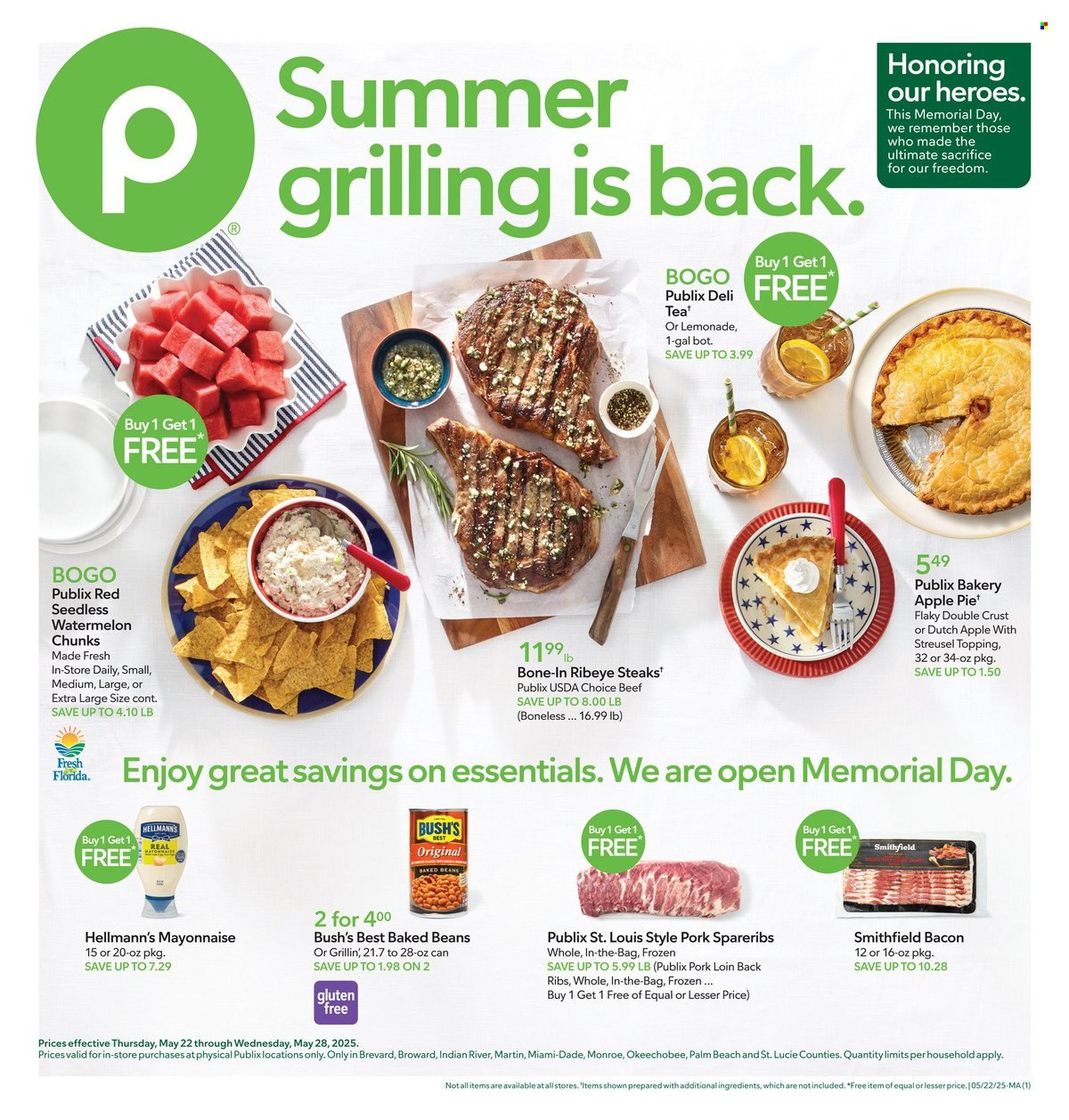 Publix ad - 05/22/2025 - 05/28/2025. Page 1