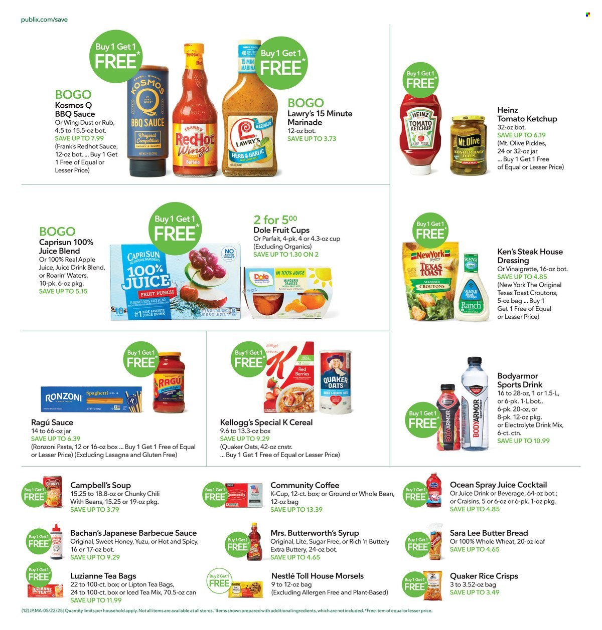 Publix ad - 05/22/2025 - 05/28/2025. Page 1