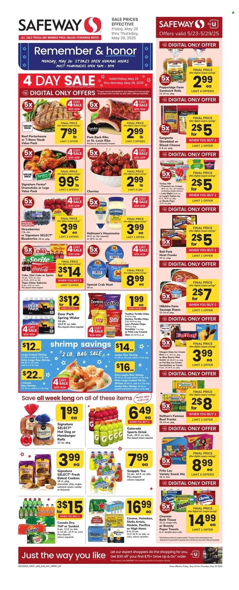 Safeway ad - 05/23/2025 - 05/29/2025. Page 1