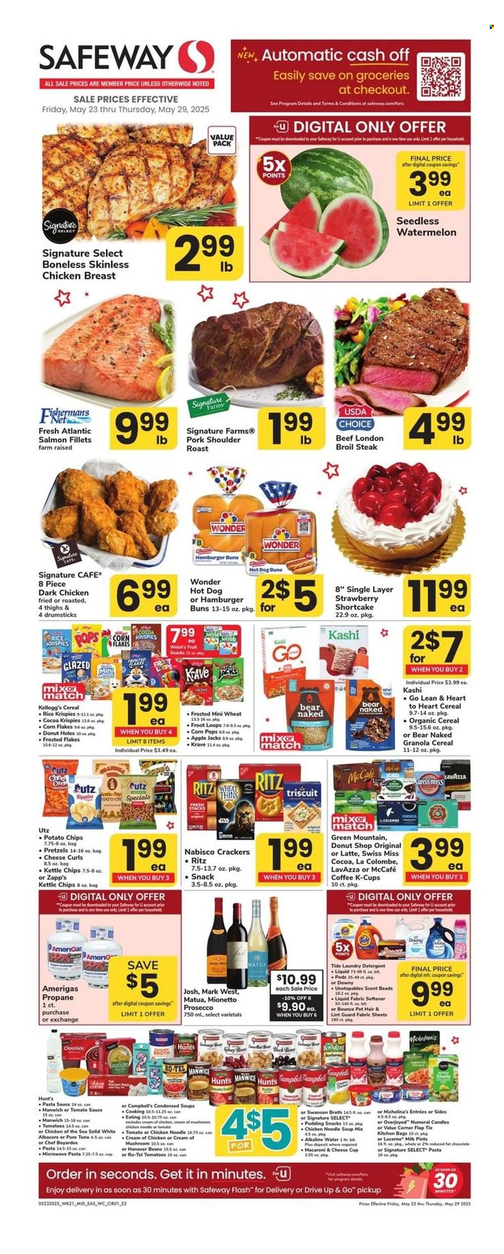 Safeway ad - 05/23/2025 - 05/29/2025. Page 1