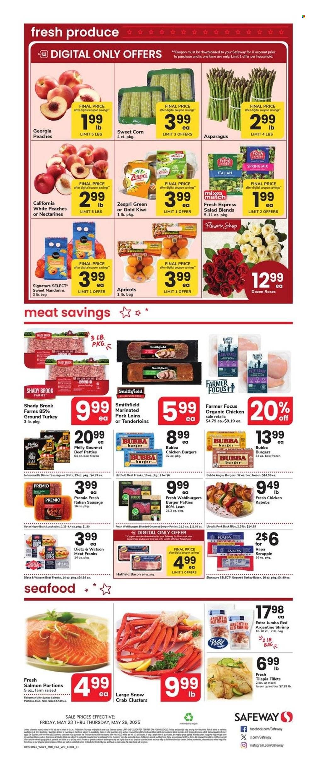 Safeway ad - 05/23/2025 - 05/29/2025. Page 1