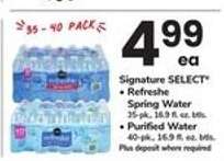 Signature Select Water