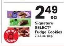 Signature SELECT Fudge Cookies