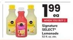 Signature Select Lemonade