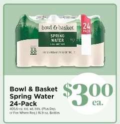 Bowl & Basket Spring Water 24-Pack