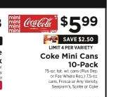 Coke Mini Cans 10-Pack