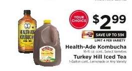 Health-Ade Kombucha / Turkey Hill Iced Tea