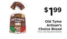 Old Tyme Artisan's Choice Bread