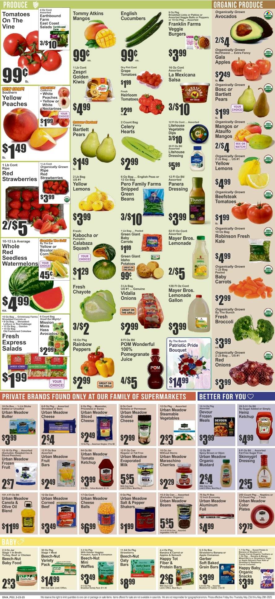 Key Food ad - 05/23/2025 - 05/29/2025. Page 1