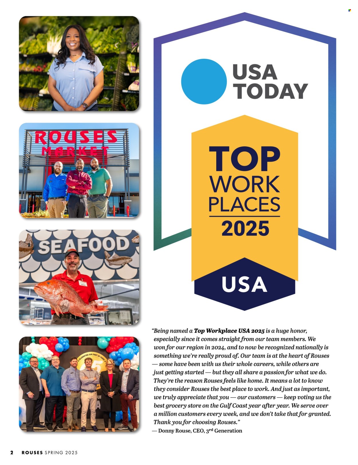 Rouses Markets ad. Page 1