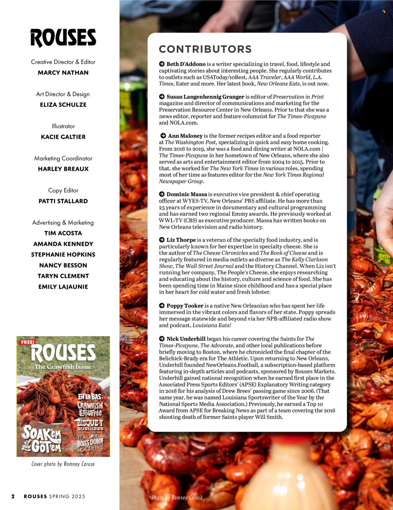 Rouses Markets ad. Page 1