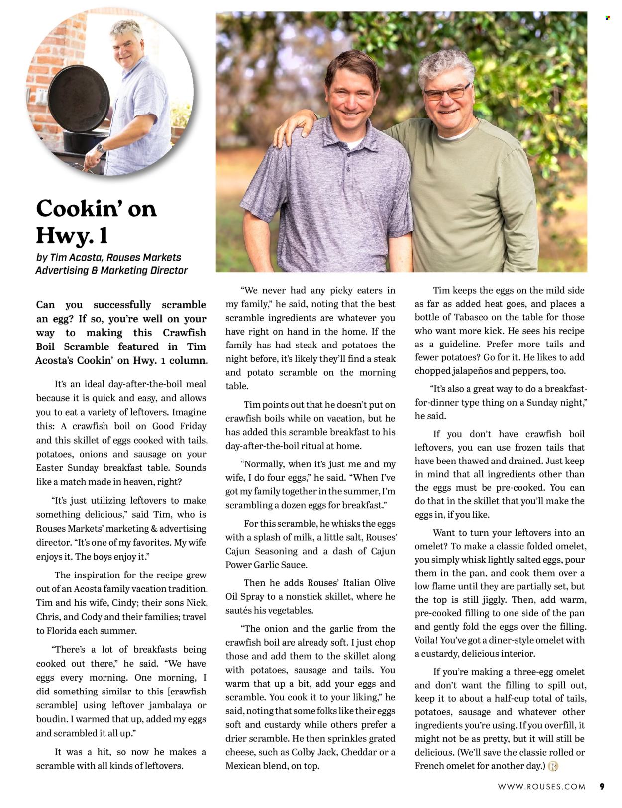 Rouses Markets ad. Page 1