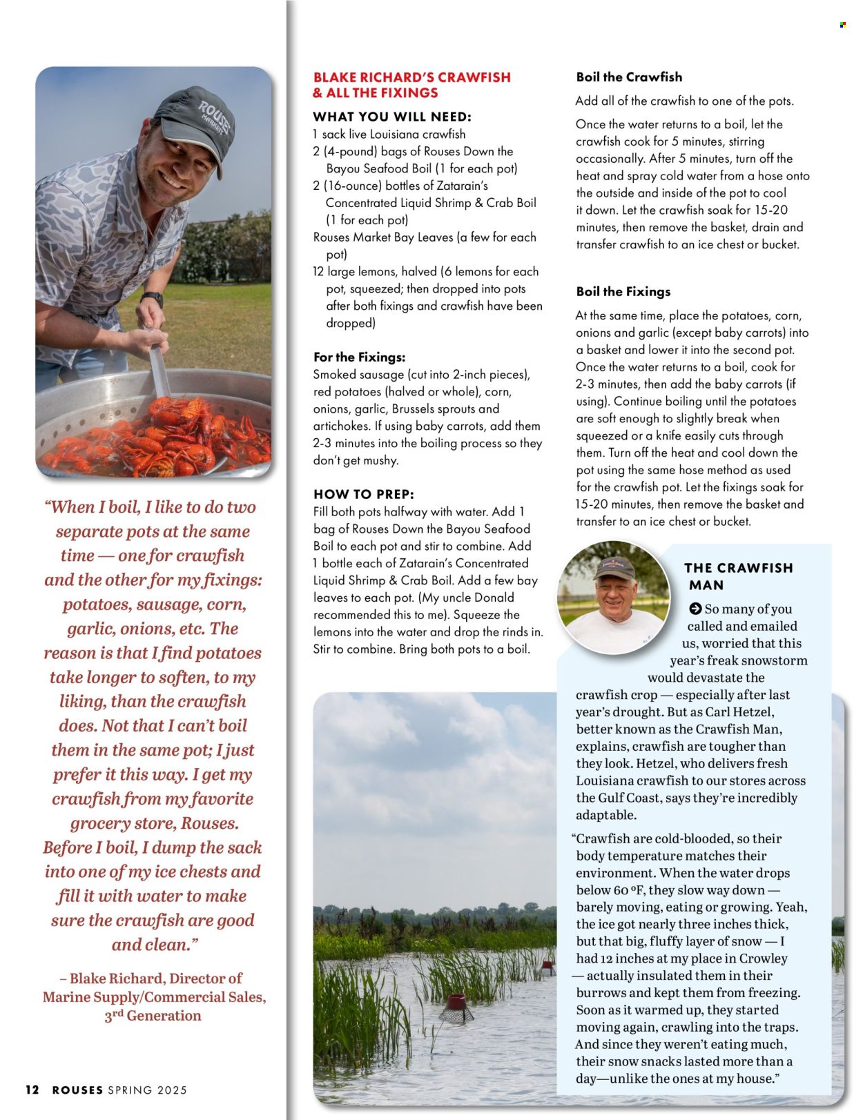 Rouses Markets ad. Page 1