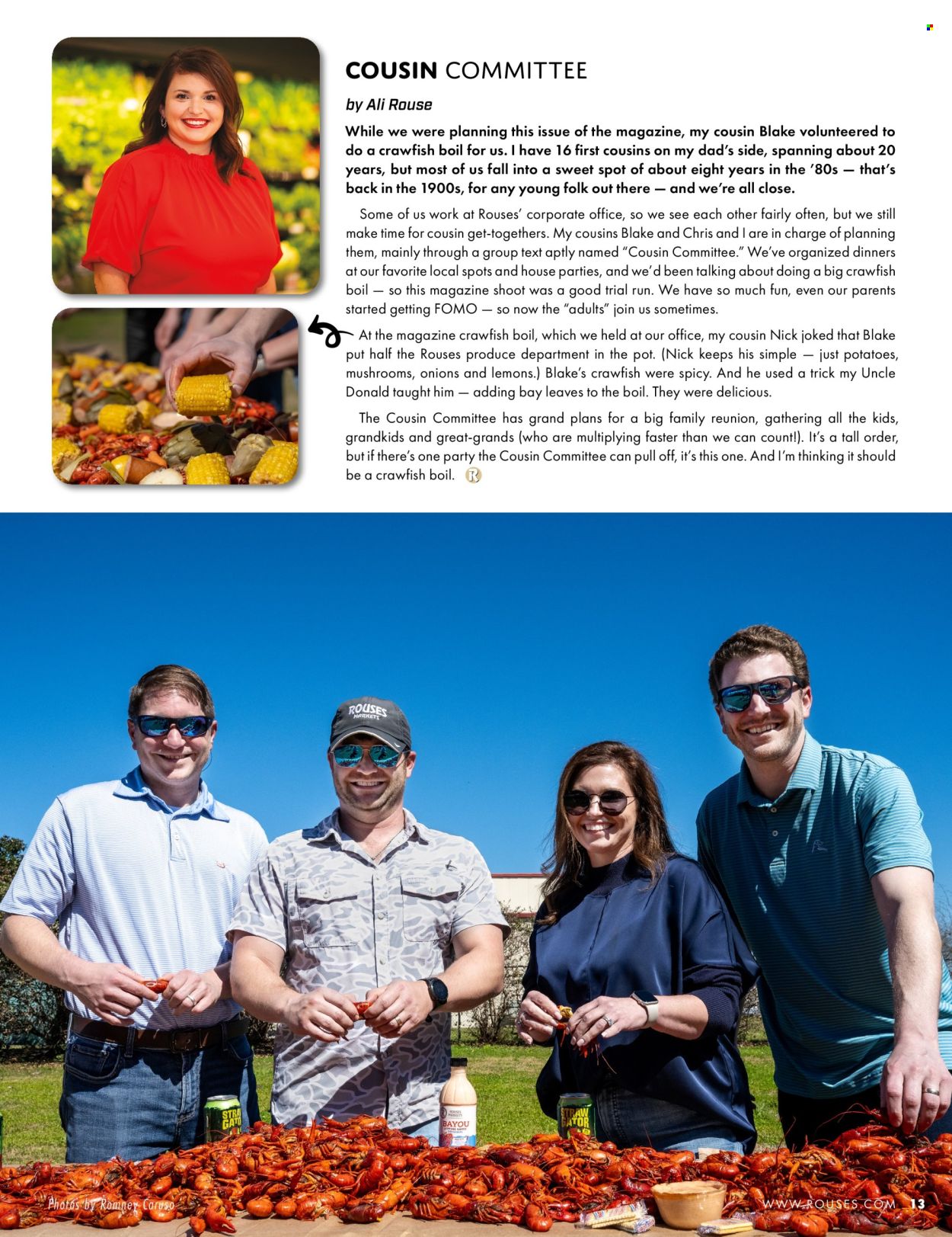 Rouses Markets ad. Page 1