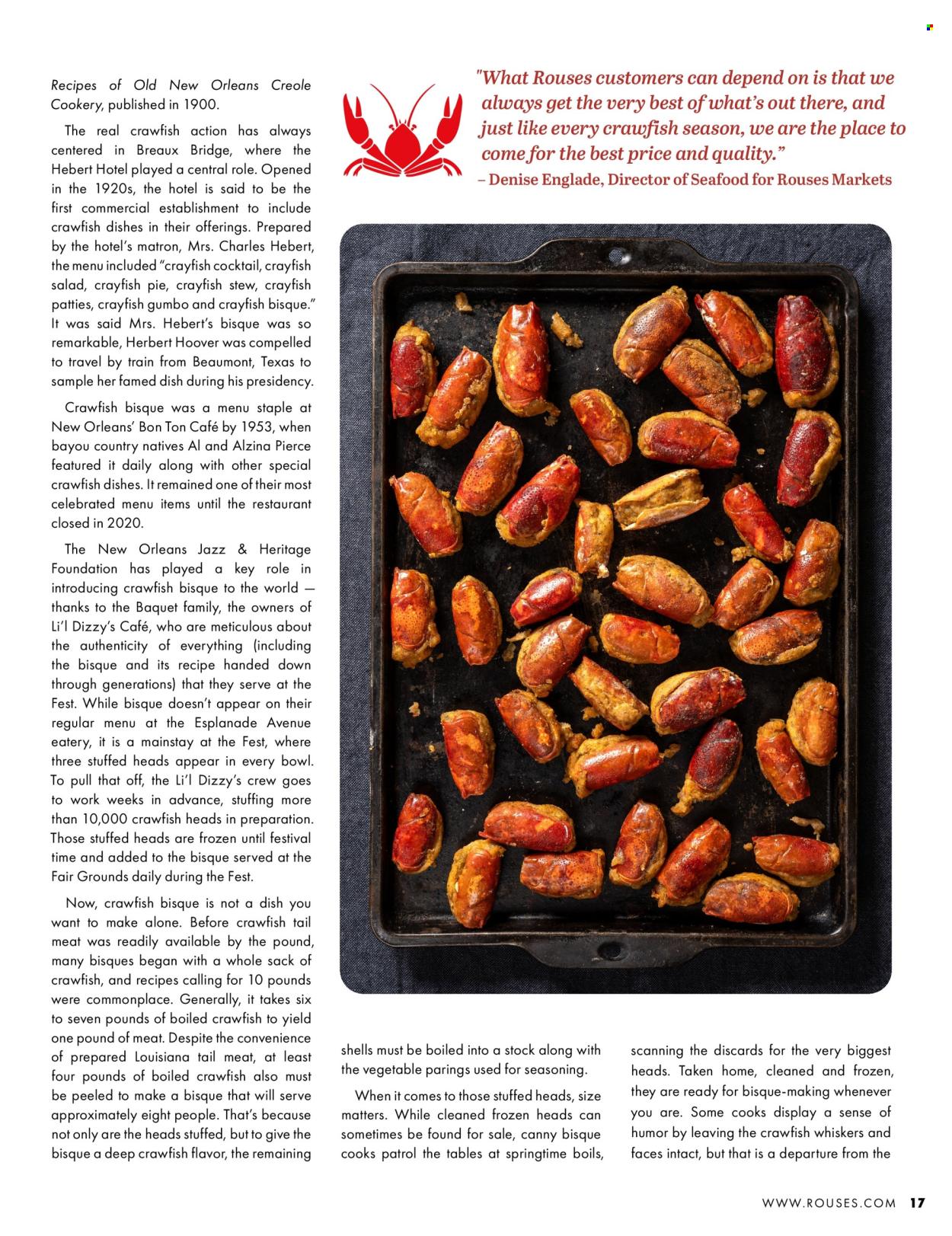 Rouses Markets ad. Page 1