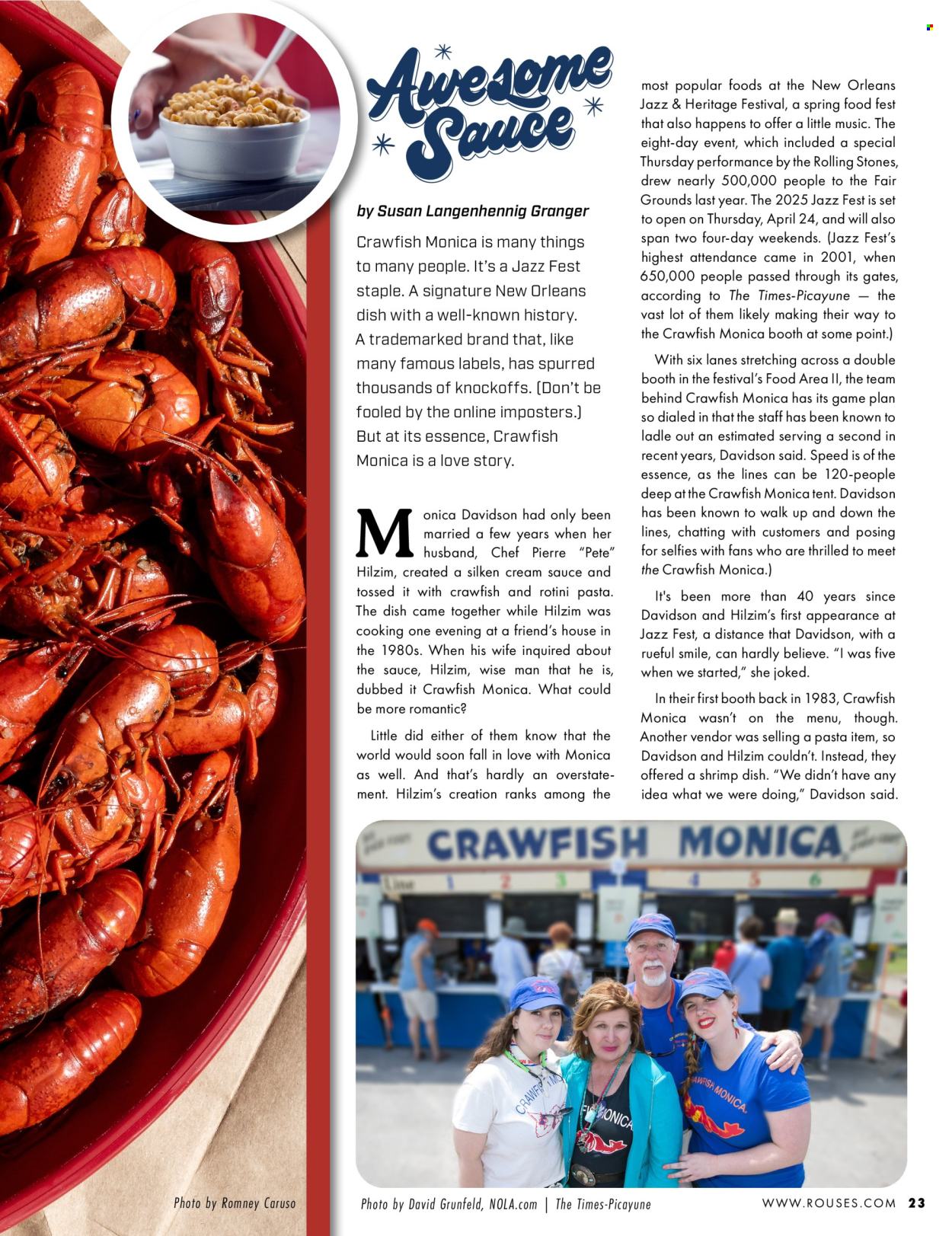 Rouses Markets ad. Page 1