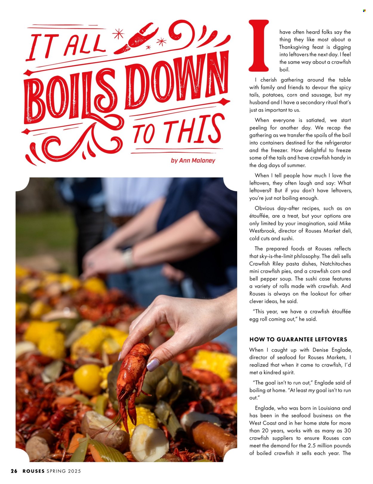Rouses Markets ad. Page 1