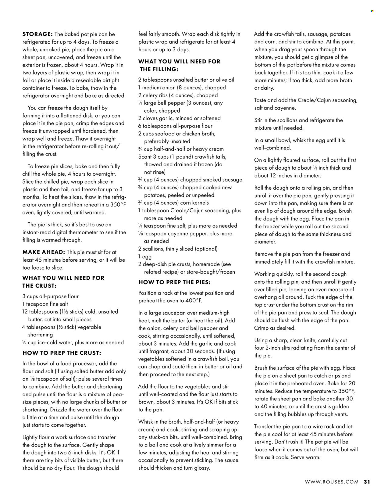 Rouses Markets ad. Page 1