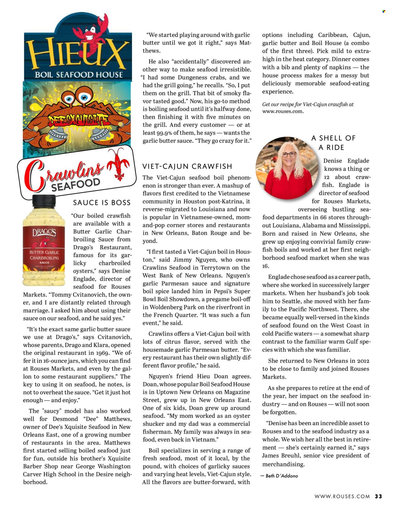 Rouses Markets ad. Page 1