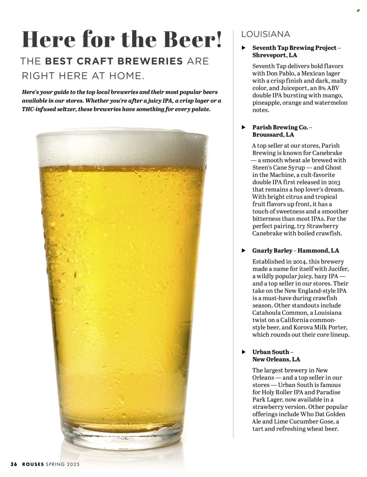 Rouses Markets ad. Page 1