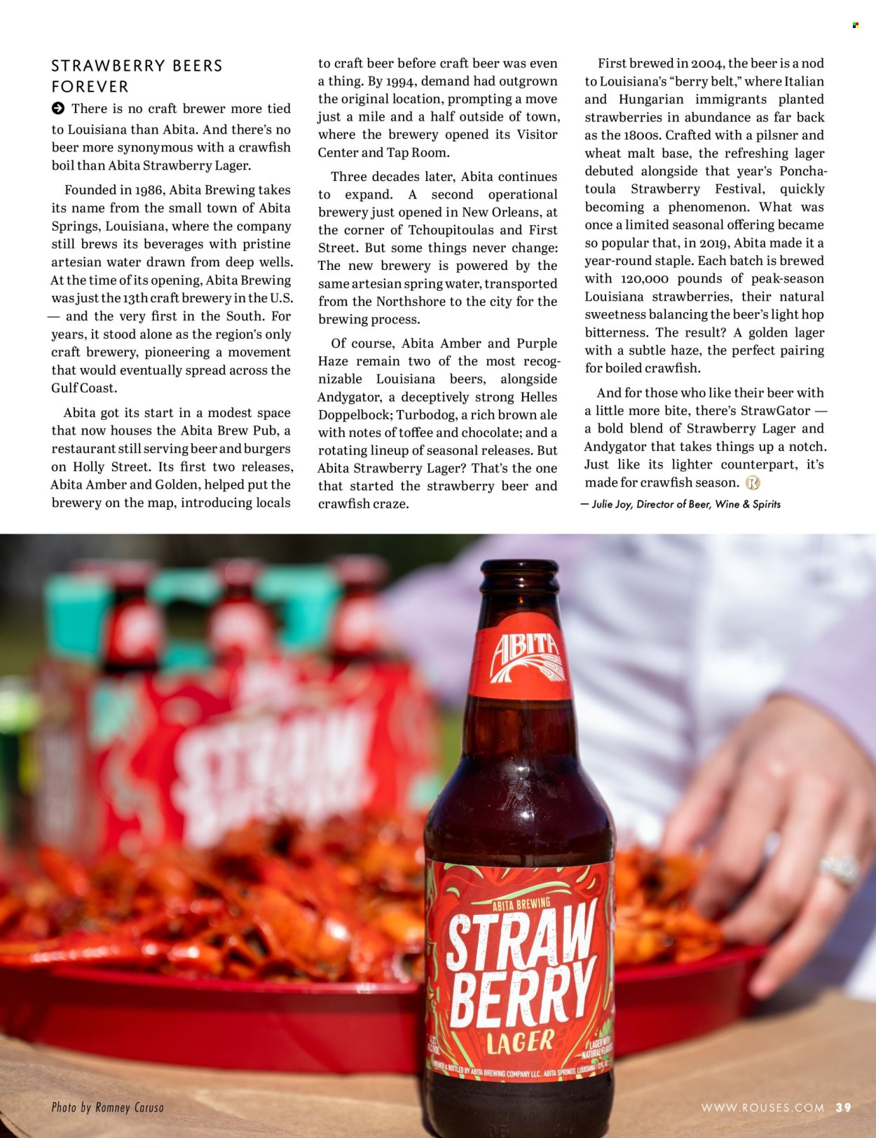 Rouses Markets ad. Page 1