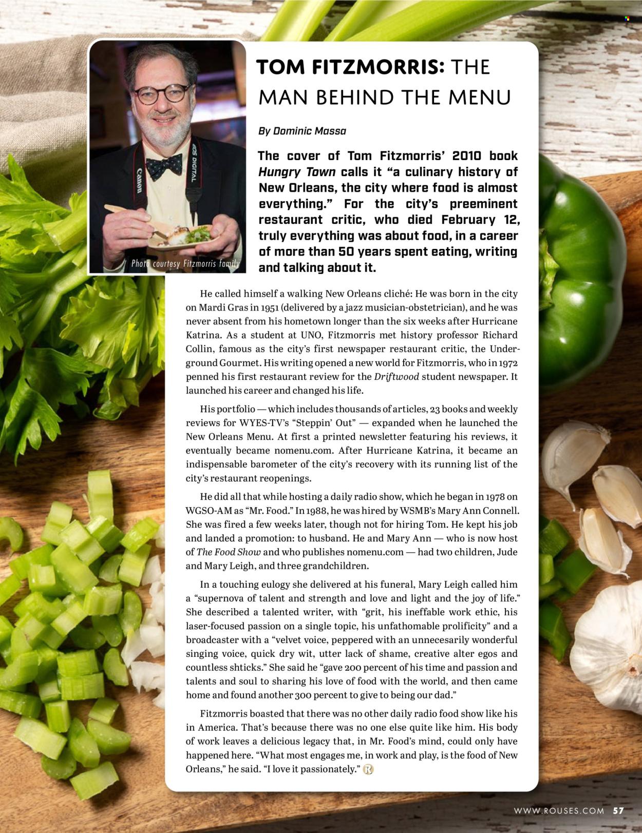 Rouses Markets ad. Page 1