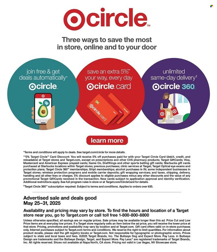 Target ad - 05/25/2025 - 05/31/2025. Page 1