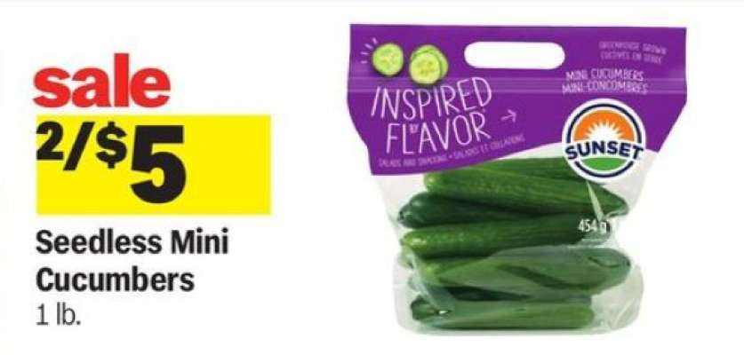 Seedless Mini Cucumbers