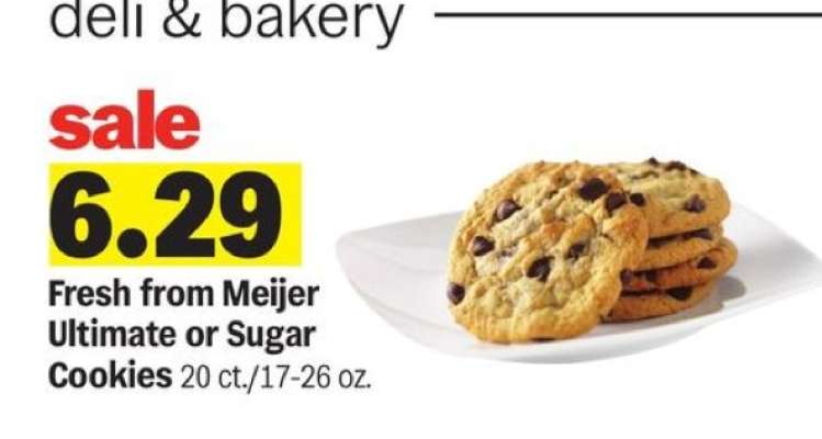 Fresh from Meijer Ultimate or Sugar Cookies