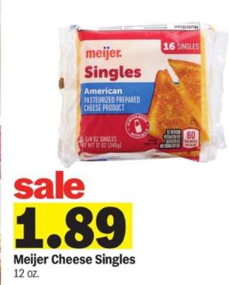 Meijer Cheese Singles