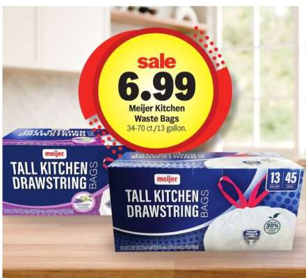 Meijer Kitchen Waste Bags